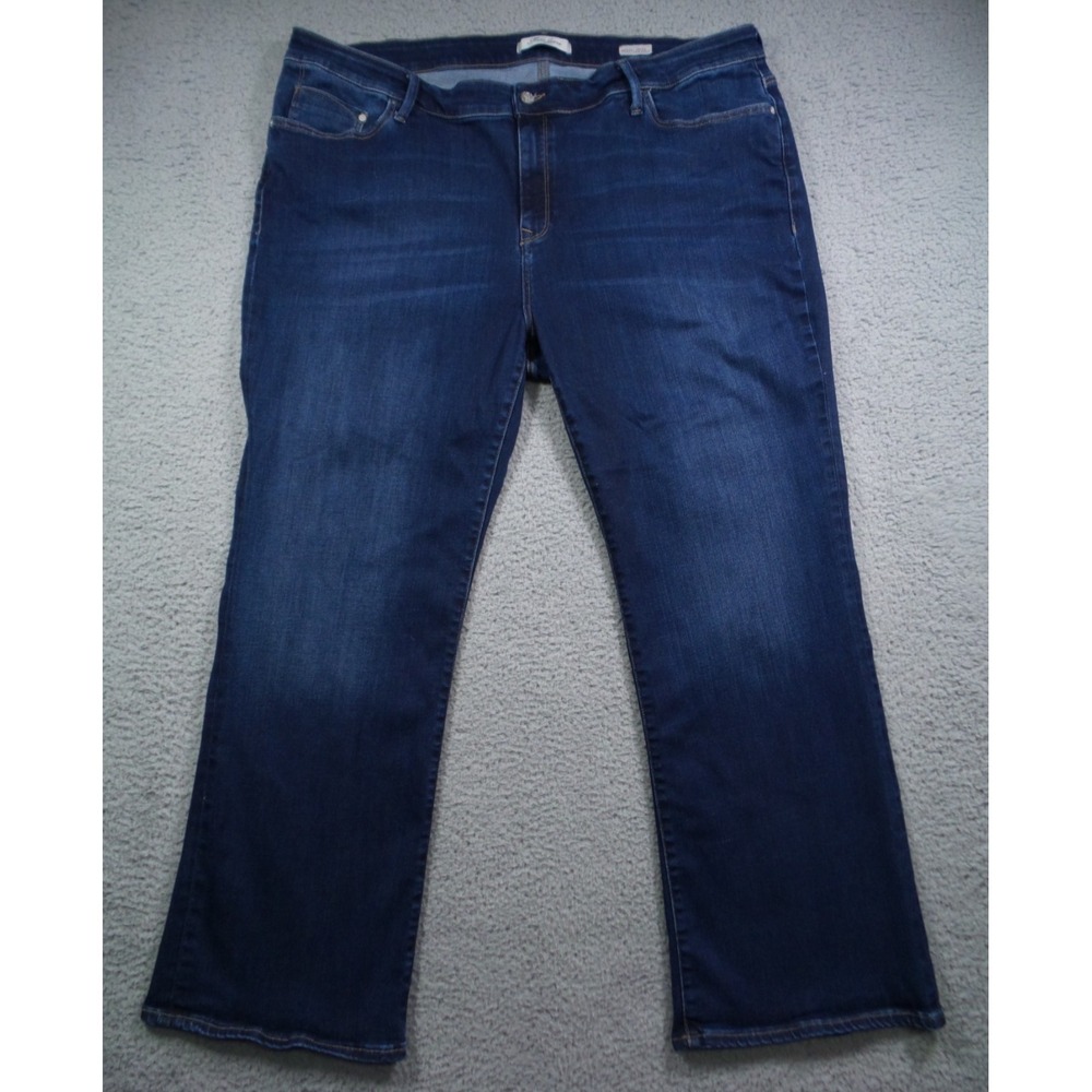 Mavi Jeans Womens Size 22 Blue Denim Molly Mid Rise Classic Bootcut Stretch